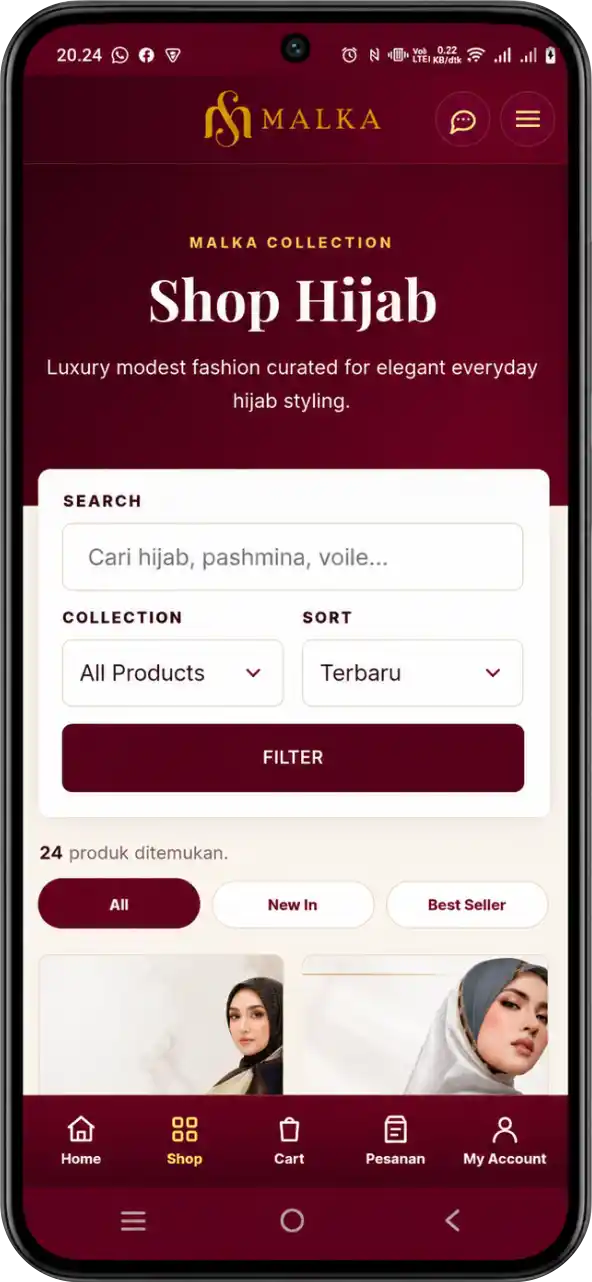 MALKA mobile app preview